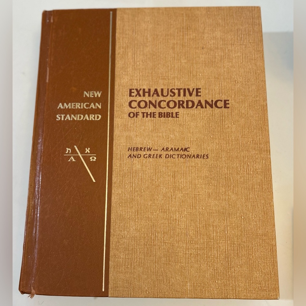 NIV Exhaustive Concordance of the Bible Hebrew Aramaic Greek Dictionaries